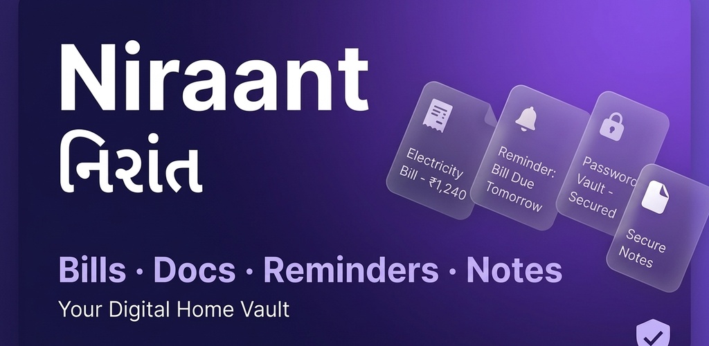 Niraant App Feature Banner
